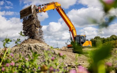 Nieuwe volledig elektrische graafmachine voor A. Kwakernaak